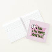 Moed de laffe hond | Ik heb een slecht gevoel.. Notitieboek (Binnen)