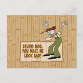 Moed de laffe hond | Je laat me er slecht uitzien. Briefkaart (Voorkant)