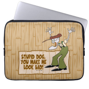 Moed de laffe hond   Je laat me er slecht uitzien. Laptop Sleeve