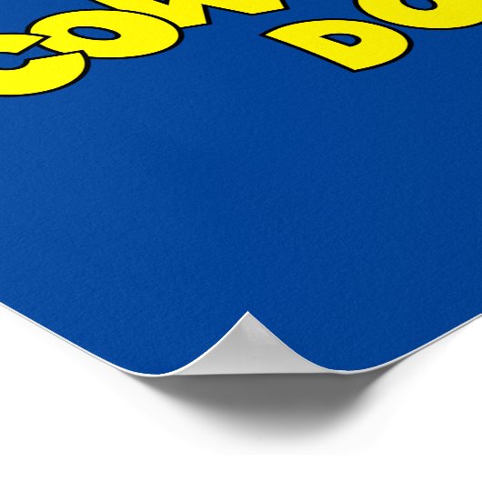 Moed de laffe hond | LOGO SHOW Poster (Hoek)