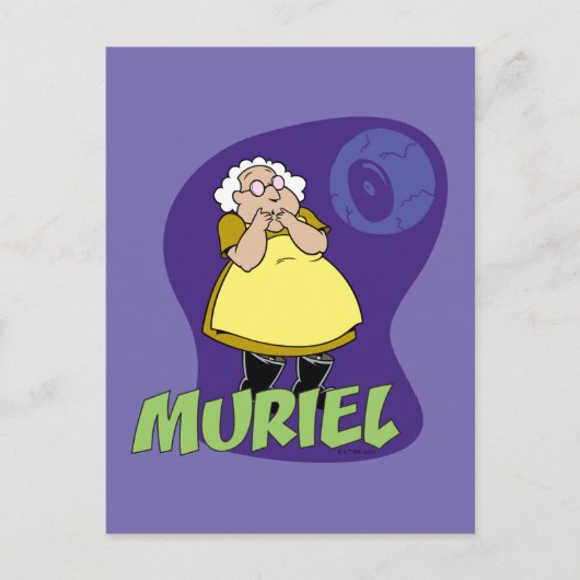 Moed de laffe hond | Muriel Graphic Briefkaart (Voorkant)