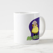 Moed de laffe hond | Muriel Graphic Grote Koffiekop (Voorkant rechts)