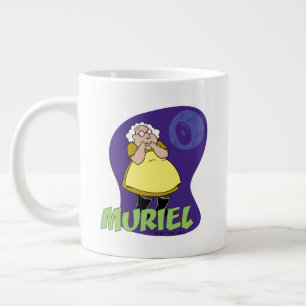 Moed de laffe hond   Muriel Graphic Grote Koffiekop