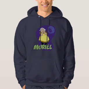 Moed de laffe hond   Muriel Graphic Hoodie