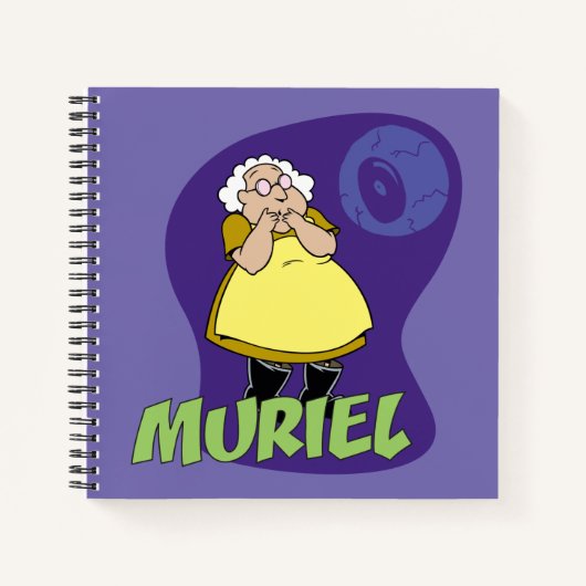Moed de laffe hond | Muriel Graphic Notitieboek (Voorkant)