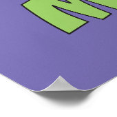 Moed de laffe hond | Muriel Graphic Poster (Hoek)