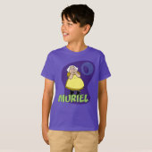 Moed de laffe hond | Muriel Graphic T-shirt (Voorkant volledig)