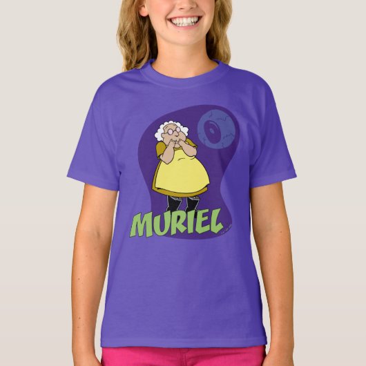 Moed de laffe hond | Muriel Graphic T-shirt (Voorkant)