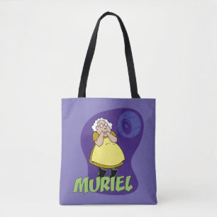 Moed de laffe hond   Muriel Graphic Tote Bag