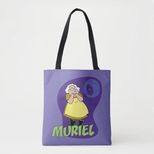 Moed de laffe hond | Muriel Graphic Tote Bag (Voorkant)