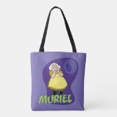 Moed de laffe hond | Muriel Graphic Tote Bag (Achterkant)