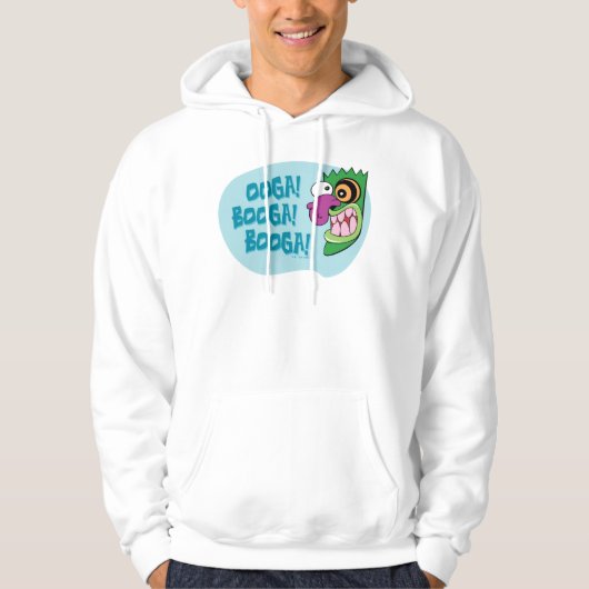 Moed de laffe hond | Ooga Booga Booga! Hoodie (Voorkant)