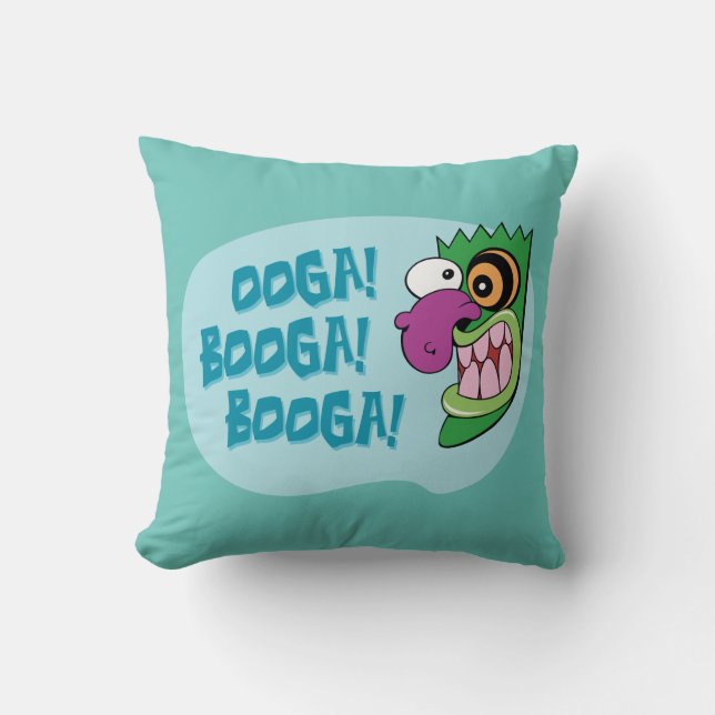 Moed de laffe hond | Ooga Booga Booga! Kussen (Voorkant)