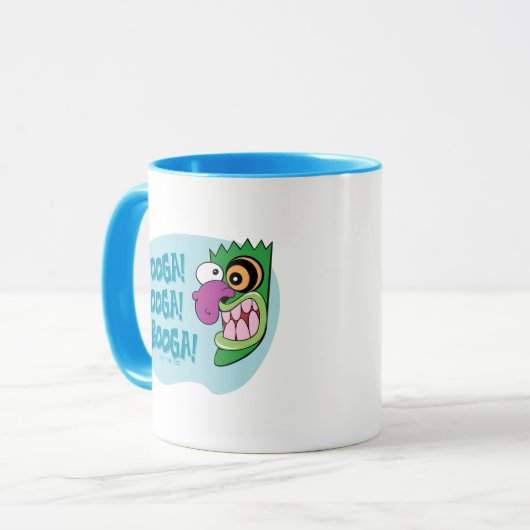 Moed de laffe hond | Ooga Booga Booga! Mok (Voorkant links)