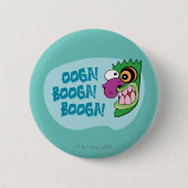 Moed de laffe hond | Ooga Booga Booga! Ronde Button 5,7 Cm (Voorkant)
