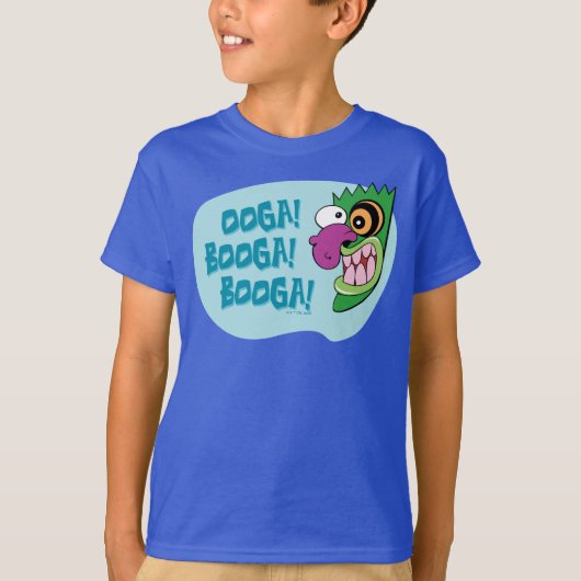 Moed de laffe hond | Ooga Booga Booga! T-shirt (Voorkant)