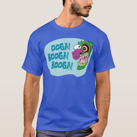 Moed de laffe hond | Ooga Booga Booga! T-shirt (Voorkant)