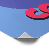 Moed de laffe hond | Schaduwafbeelding Poster (Hoek)