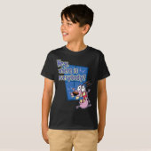 Moed de laffe hond | Waar is iedereen? T-shirt (Voorkant volledig)