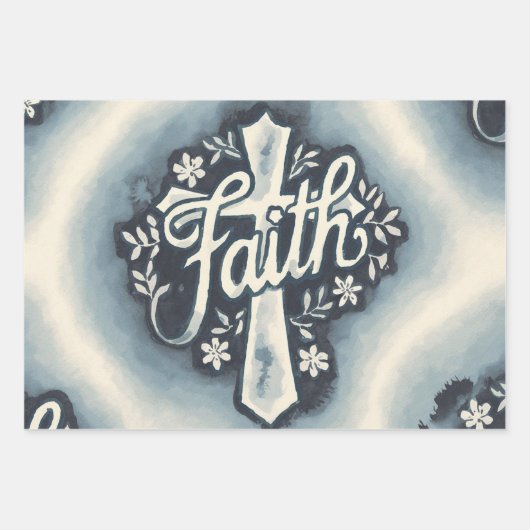 Moed door het geloof inpakpapier vel (Voorkant 2)