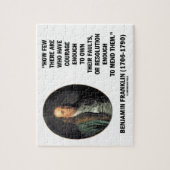 Moed eigen fouten resolutie Franklin Quote Legpuzzel (Verticaal)