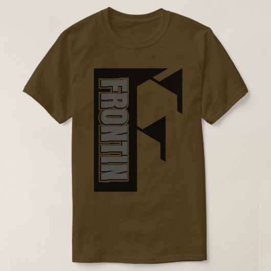 Moed en eer Originele Frontin Warrior T-shirt (Design voorkant)