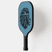 Moed en geloof Leeuw Peddels Pickleball Paddle (Links)