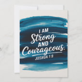 Moed en kracht in de Kaart van de Christusbevestig (Voorkant)