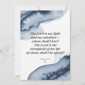 Moed en kracht in de Kaart van de Christusbevestig (Achterkant)