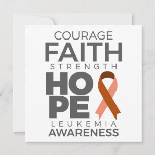 Moed Faith Sterke Hope Leukemia Awareness Save The Date