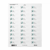 Moed Geloof Hoop 5 Baarmoederhalskanker Etiket (Full Sheet)