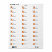 Moed Geloof Hoop 5 Multiple Sclerose Etiket (Full Sheet)