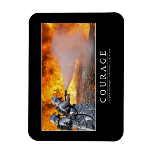 Moed: Inspirerend prijsopgave Magneet (Verticaal)