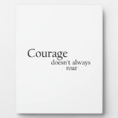 moed is niet altijd een teken van moed fotoplaat (Voorkant)