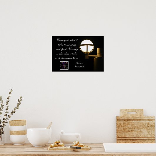 Moed is ... poster (Keuken)