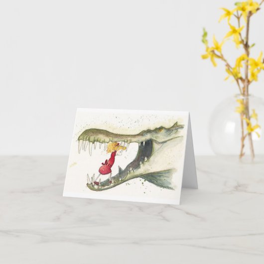 Moed! Kaart (Gele Bloem)