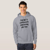Moed Mannen Basic Hoodie (Voorkant volledig)