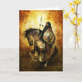 Moed Native American Kaart (Gele Bloem)