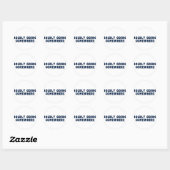 Moed om ergens heen te gaan ronde sticker (Vel)