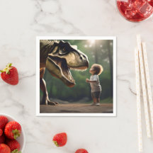 *Moed ontketend: een kleine jongen kijkt naar de T