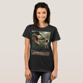 "Moed Ontketend: Een Kleine Jongen Staat Tegenover T-shirt (Voorkant volledig)