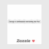 Moed op maat gemaakte vinyl sticker (Vel)