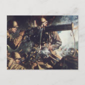 Moed op slagveld briefkaart (Voorkant)
