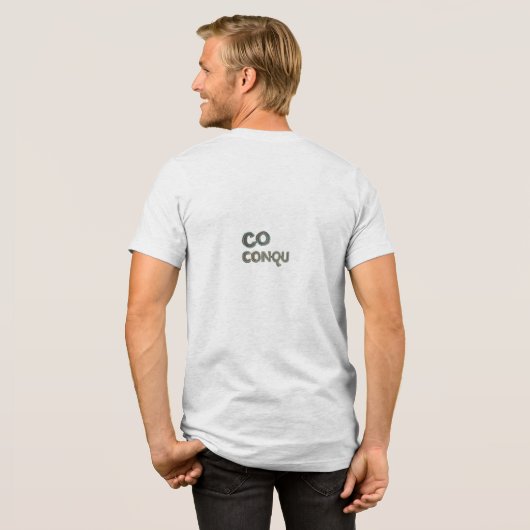Moed overwint angstenT-Shirt Tri-Blend Shirt (Voorkant)