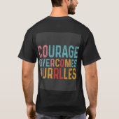 Moed overwint horrllesT-Shirt T-shirt (Achterkant)