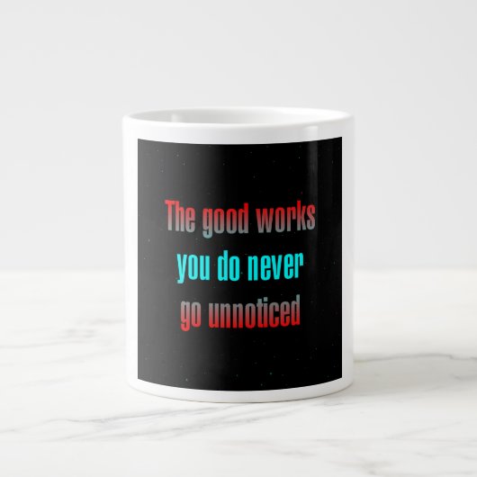 Moed Quote # 154 Grote Koffiekop (Voorkant)