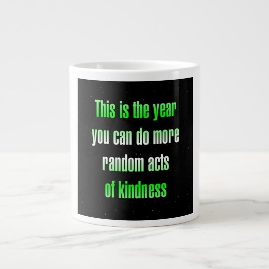 Moed Quote # 178 Grote Koffiekop (Voorkant)