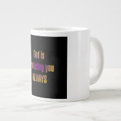 Moed Quote # 56 Grote Koffiekop (Voorkant rechts)
