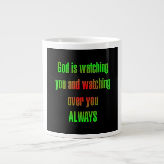Moed Quote # 60 Grote Koffiekop (Voorkant)