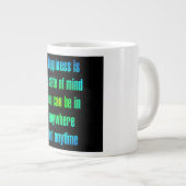 Moed Quote # 98 Grote Koffiekop (Voorkant rechts)
